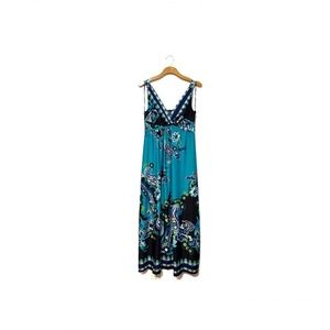 Final Markdown! Covington blue maxi Dress large